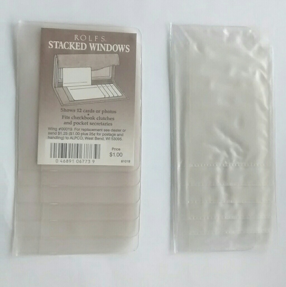 3/4 Wallet Inserts w/Extra Slots for Wallet